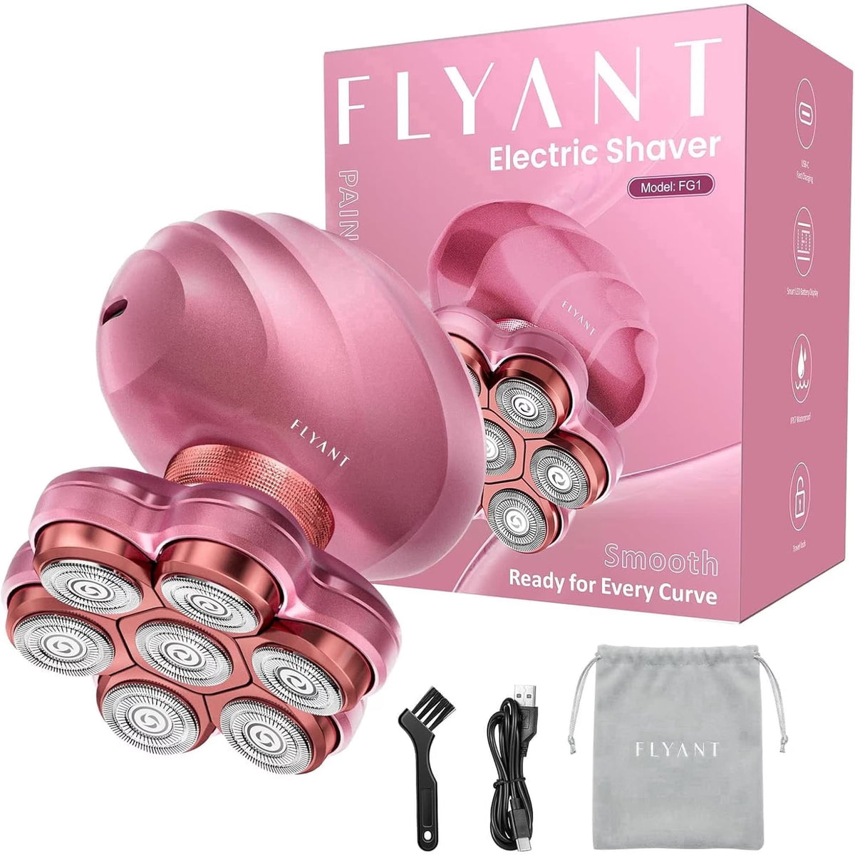7D Arc Electric Head & Body Hair Shaver