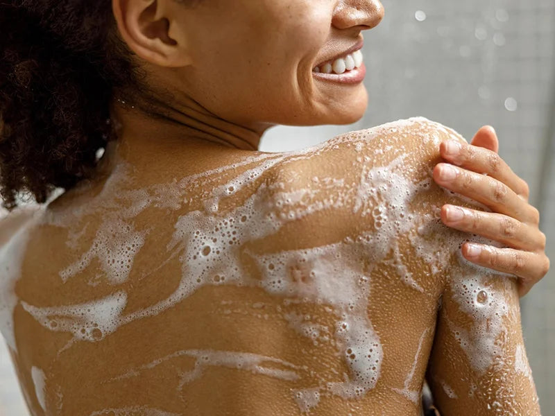 How to Exfoliate Your Back in the Shower