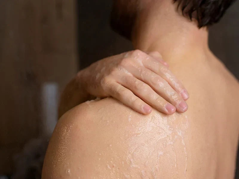 How to Wash Your Back When You Cannot Reach It