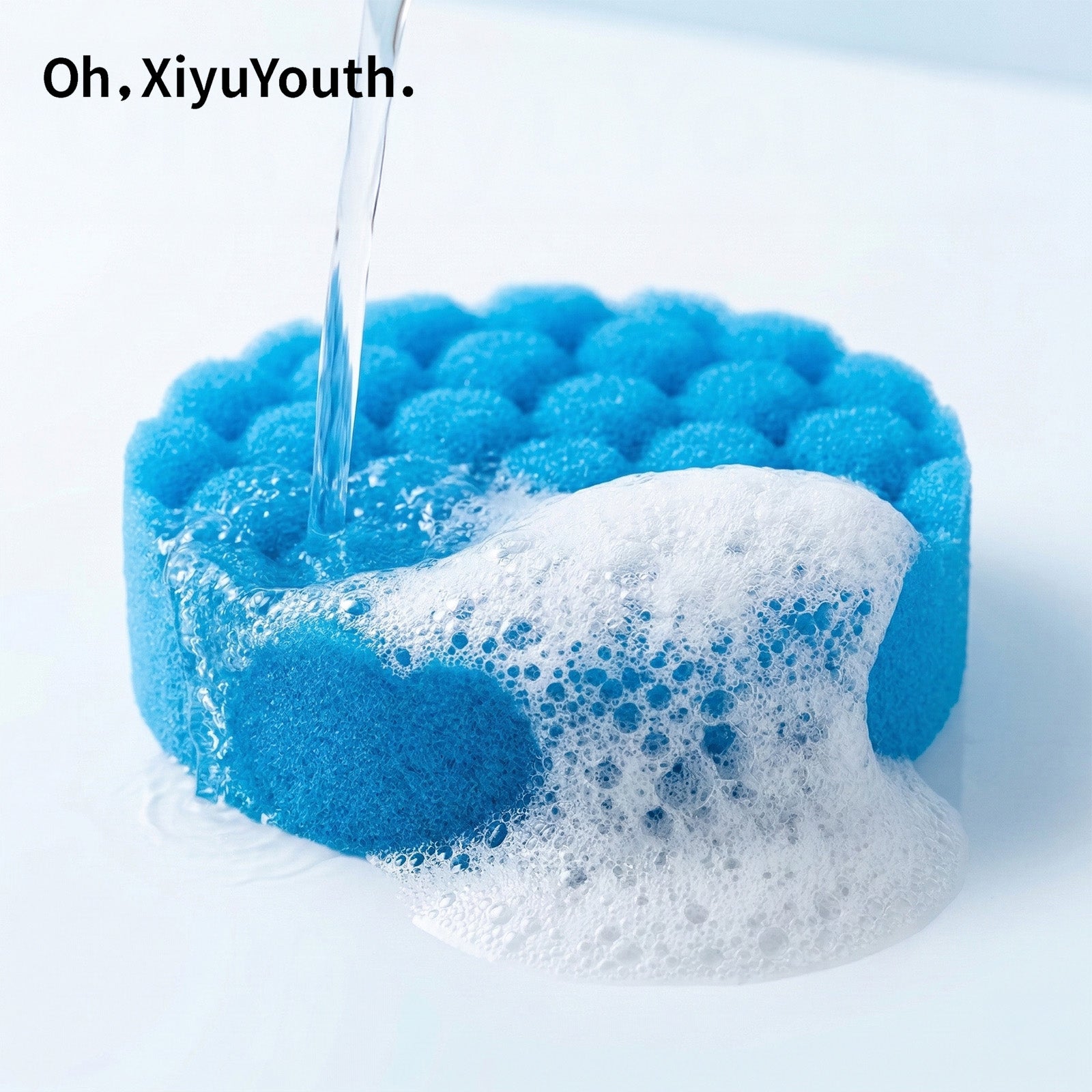 Oh,XiyuYouth. Deep Exfoliating Body Sponge - Professional Abrasive Sponges for Scrubbing the Skin & Dead Skin Cell Removal