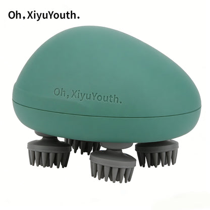 Oh,XiyuYouth. Electric Body Massager & Itch Reliever | 4-Claw Deep Tissue Scratching | Portable Cordless Head & Back Scratcher for Quick Relief | Ergonomic Anti-Itch Device