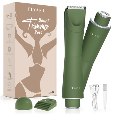 HiBig 2 in 1 Bikini Trimmer for Women