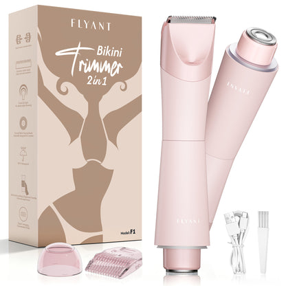 HiBig 2 in 1 Bikini Trimmer for Women